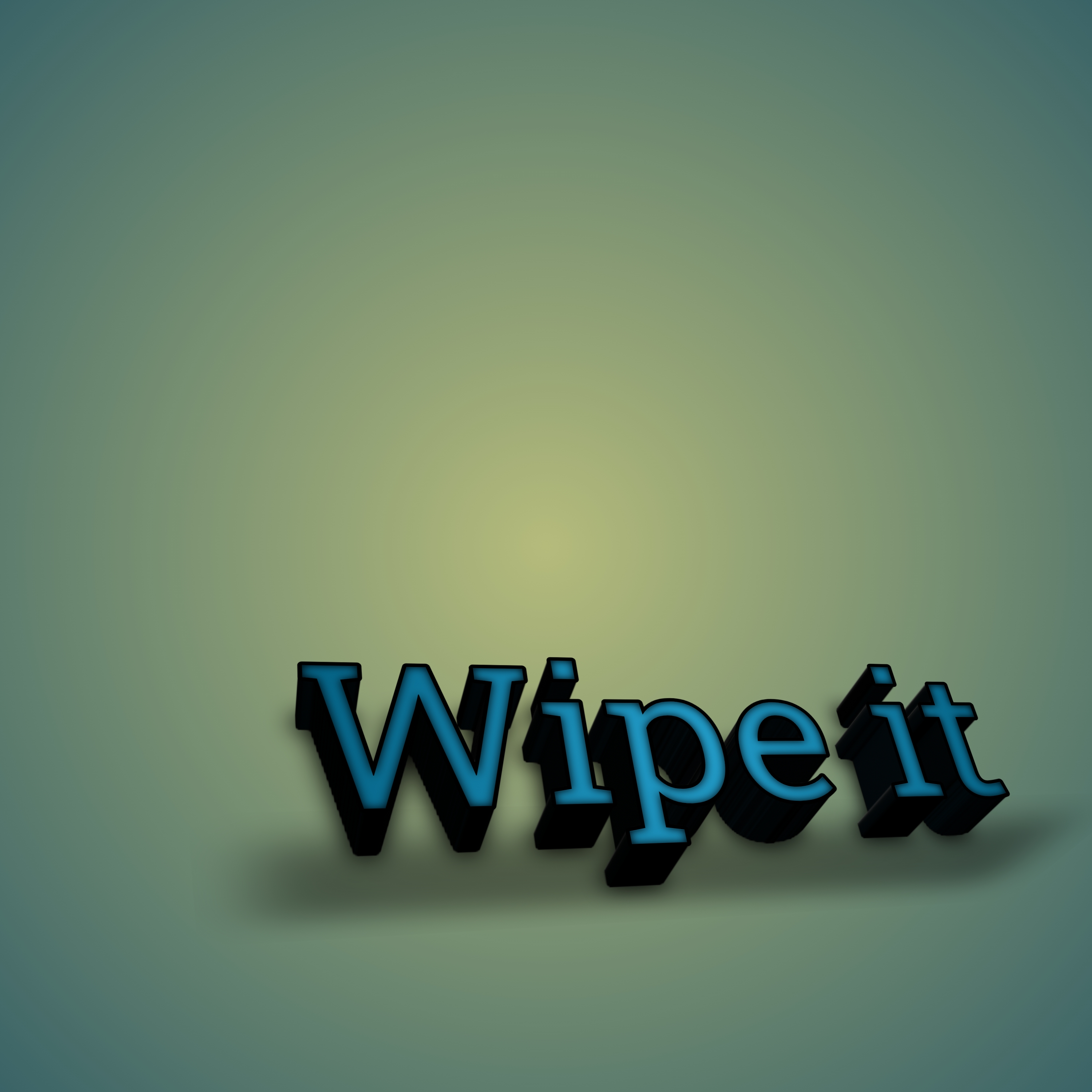 Wipe it artwork