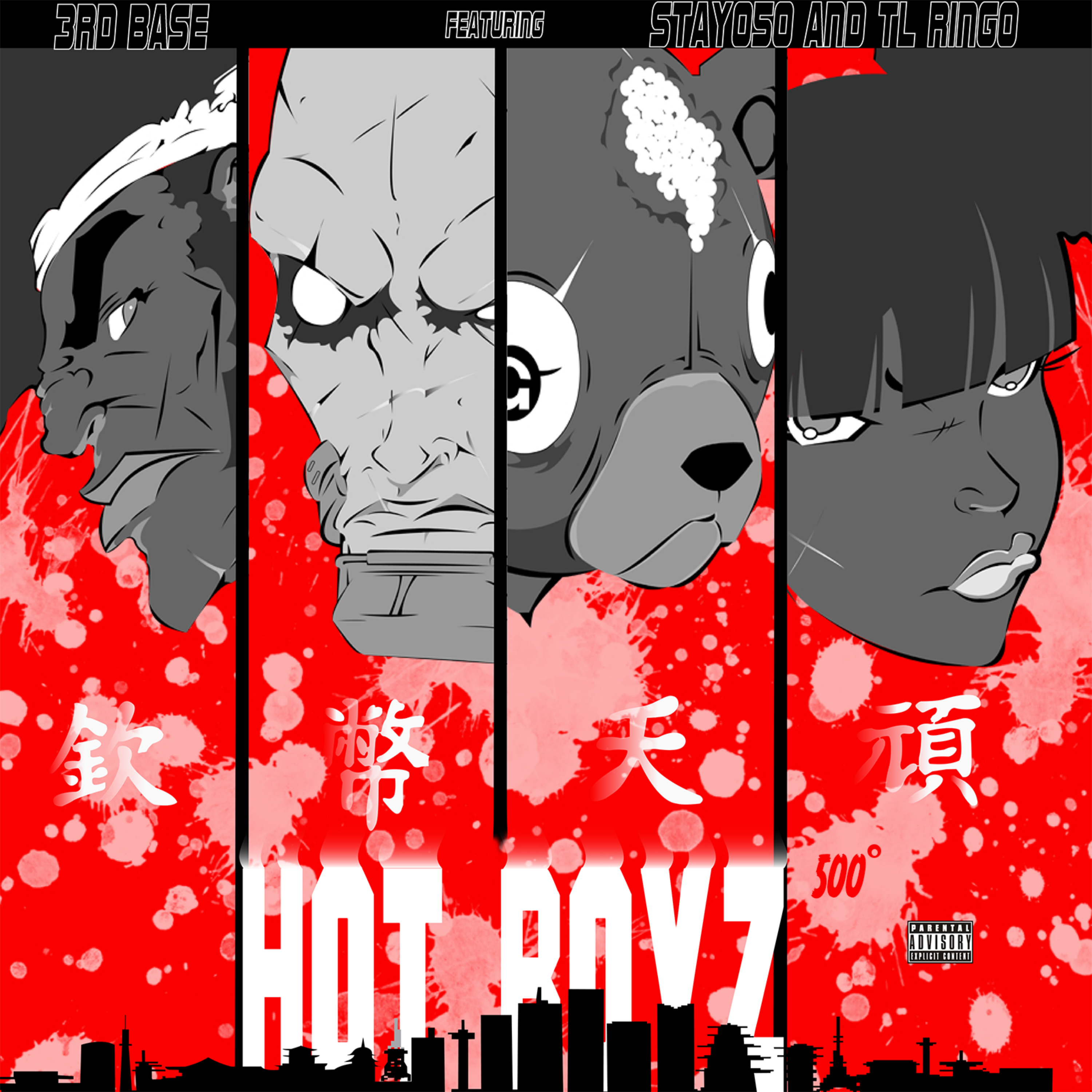 Hot Boyz 500 Degrees artwork