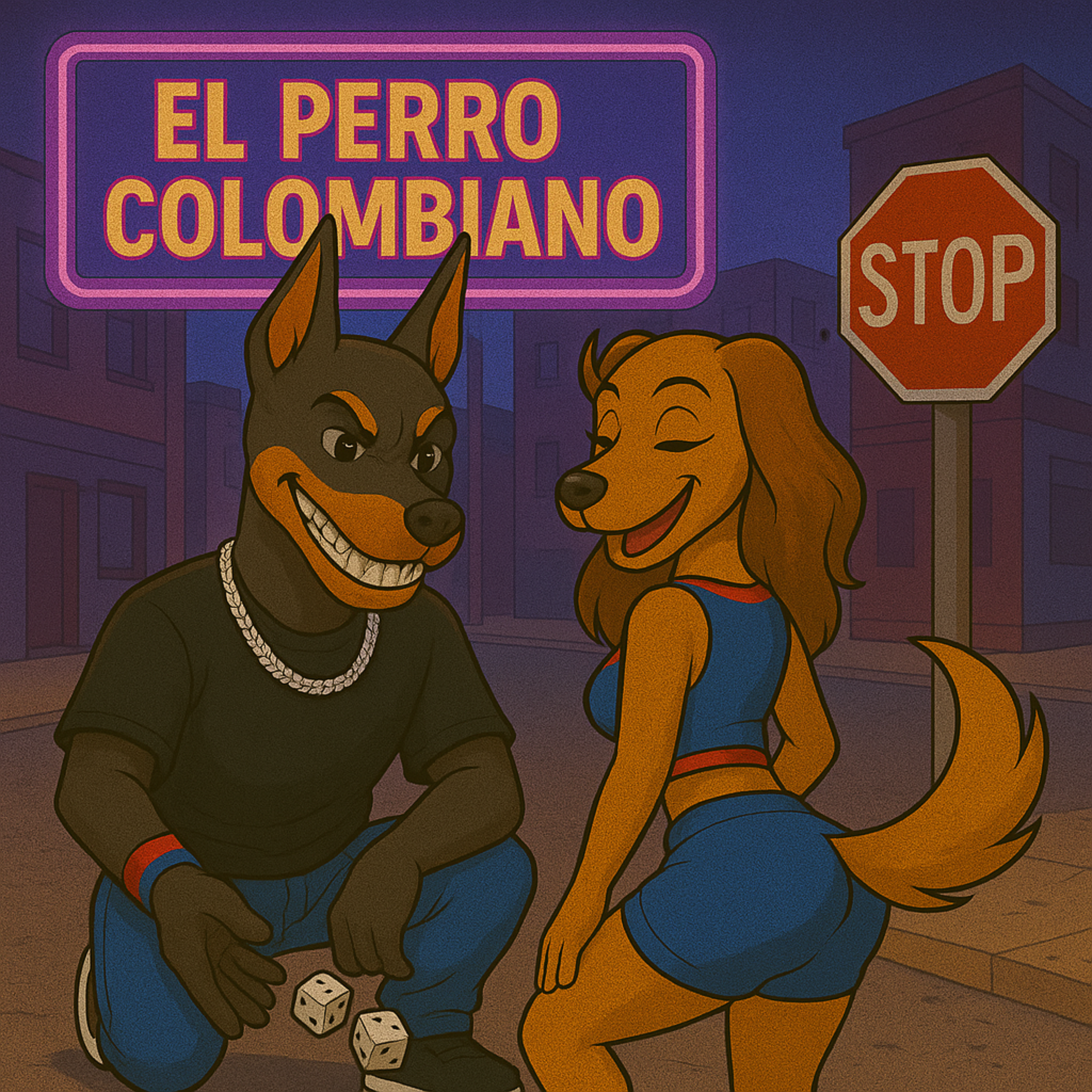 Limpiando las calles artwork